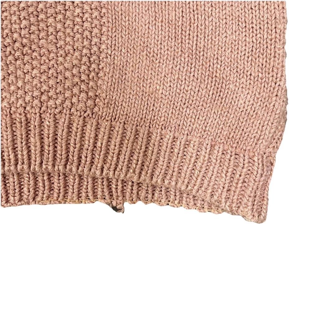 Vintage Silk Rayon Sweater Pink Collared SML Sport Knit Size S - Picture 3 of 9